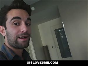 SisLovesMe - warm Step-Sis Takes A big cock